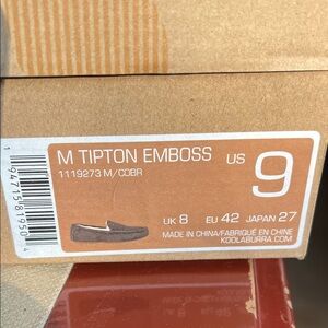 Koolaburra Men's Tipton Emboss Brown Slippers